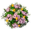 Chrysantémy a růže